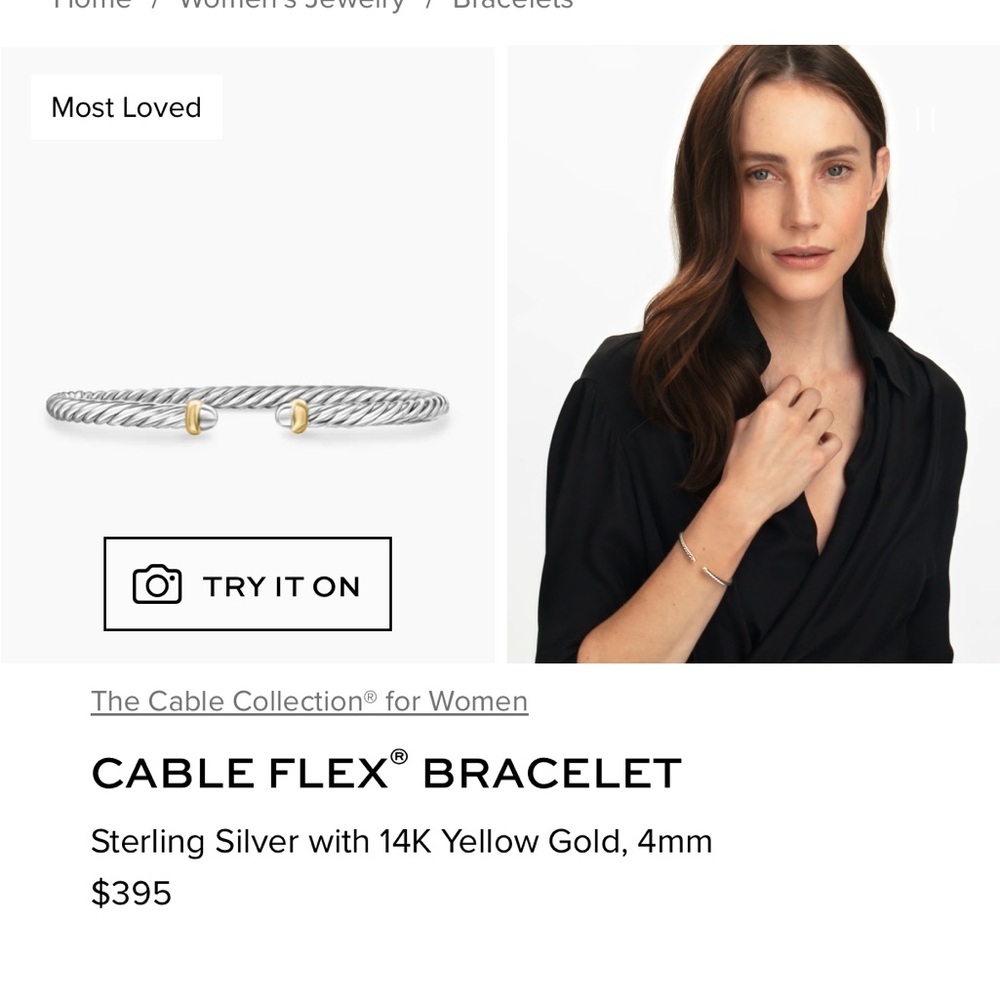 David Yurman Cable Flex Bracelet